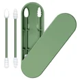 thumbnail image 2 of 2Pcs Reusable Silicone Ear Swabs with Case Ear Cleaning Cosmetic Silicone Buds Swabs Sticks Double-headed For Cleaning Makeup, 2 of 10