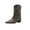 Khaki, variant on Xfvqtps Boots for Women Winter Boots Comfortable Chunky Heel Mid Calf Cowboy Boots Pointed Toe Faux Leather Versatile Casual Outdoor Shoes Black