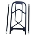 thumbnail image 3 of Foldable Bike Luggage Rack Back Seat Tailstock Holder Rear Folding Bike Rack Black, 3 of 8