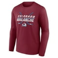 thumbnail image 2 of Men's Burgundy Colorado Avalanche Team Covert Long Sleeve T-Shirt, 2 of 3