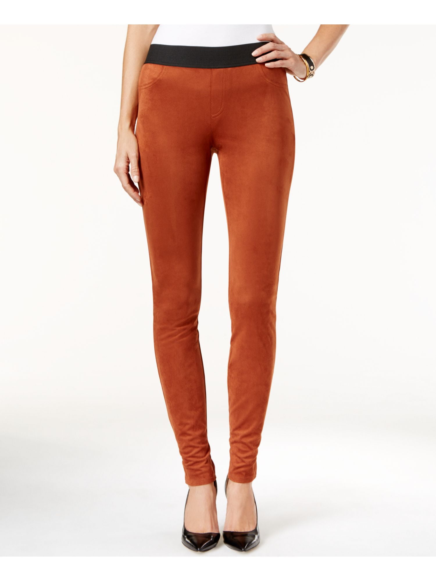 INC - INC Womens Brown Skinny Leggings Size 16 - Walmart.com - Walmart.com