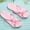 Pink, variant on Women's Foldable Flip Flops Soft Sole Travel Sandals Non-Slip Portable Beach Slippers Lightweight Summer Beige 6-6.5