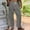 Gray, variant on Under $10 Men's Casual Pants Drawstring Elastic Waist Loose Comfy Sweatpants Solid Color Lightweight Leisure Beach Pants