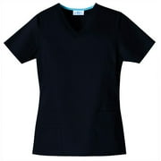Women's Premium Collection Stretch Mock Wrap Scrub Top