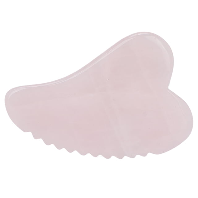 Herramienta Gua Sha de cuarzo rosa, Gua Sha de cuarzo rosa, tablero Gua Sha de cuarzo rosa, herramienta Gua Sha para aliviar el dolor, construcción robusta