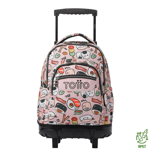 TOTTO Mochila Escolar Grande para Niña - Reforzada Porta Laptop 15.4 - Con Ruedas | 25 L RENGLON