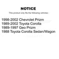 thumbnail image 2 of Kugel Front Wheel Bearing Pair for Car Toyota Corolla Prizm Geo Chevrolet - Left Right Side (Driver Passenger) K70-100487, 2 of 10
