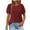 A21 Wine Womens Summer Tops Clearance Under $5, variant on Xqxayjr Summer Tops Tshirts Shirts for Womens Under $5 Casual Short Sleeve T Shirts Swiss Dot Puff Sleeve Pleated Scooped Neck Trendy Summer Tunic Tops Mother's Day Gifts