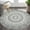 Gray White, variant on MJIAexp 5.3ft Mandala Boho Round Rug Circle Rug Non-Slip Machine Washable Area Rug Soft Bedroom Rug Throw Rug Vintage Carpet for Living Room Kitchen Dorm Coffee Table Gray White