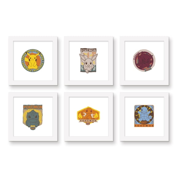 Gallery Pops Pokémon - Nature Pokédex Wall Art Bundle (6-Pack)