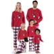 thumbnail image 2 of Pijamas navideños para vacaciones familiares, conjunto a juego, Top estampado y pantalones a cuadros, Jammies, ropa de dormir, pijamas navideños a juego para la familia, 2 of 4