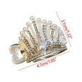 thumbnail image 2 of onlyliua Liquidación Pinza para Cola de Caballo de Aleación con Flechas y Perlas, Accesorios para El Cabello, Pinza para El Cabello con Temperamento, Pinza para El Cabello de Metal En La Parte Poster, 2 of 2