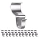 thumbnail image 1 of Revestimiento De Vinilo, Ganchos Colgantes Sin Perforaciones, Ganchos De Revestimiento Fáciles De Usar, Ganchos Resistentes En Forma De S, Clips De Revestimiento De Acero Inoxidable Para 12 Clips matsuzay TO001940-00, 1 of 6