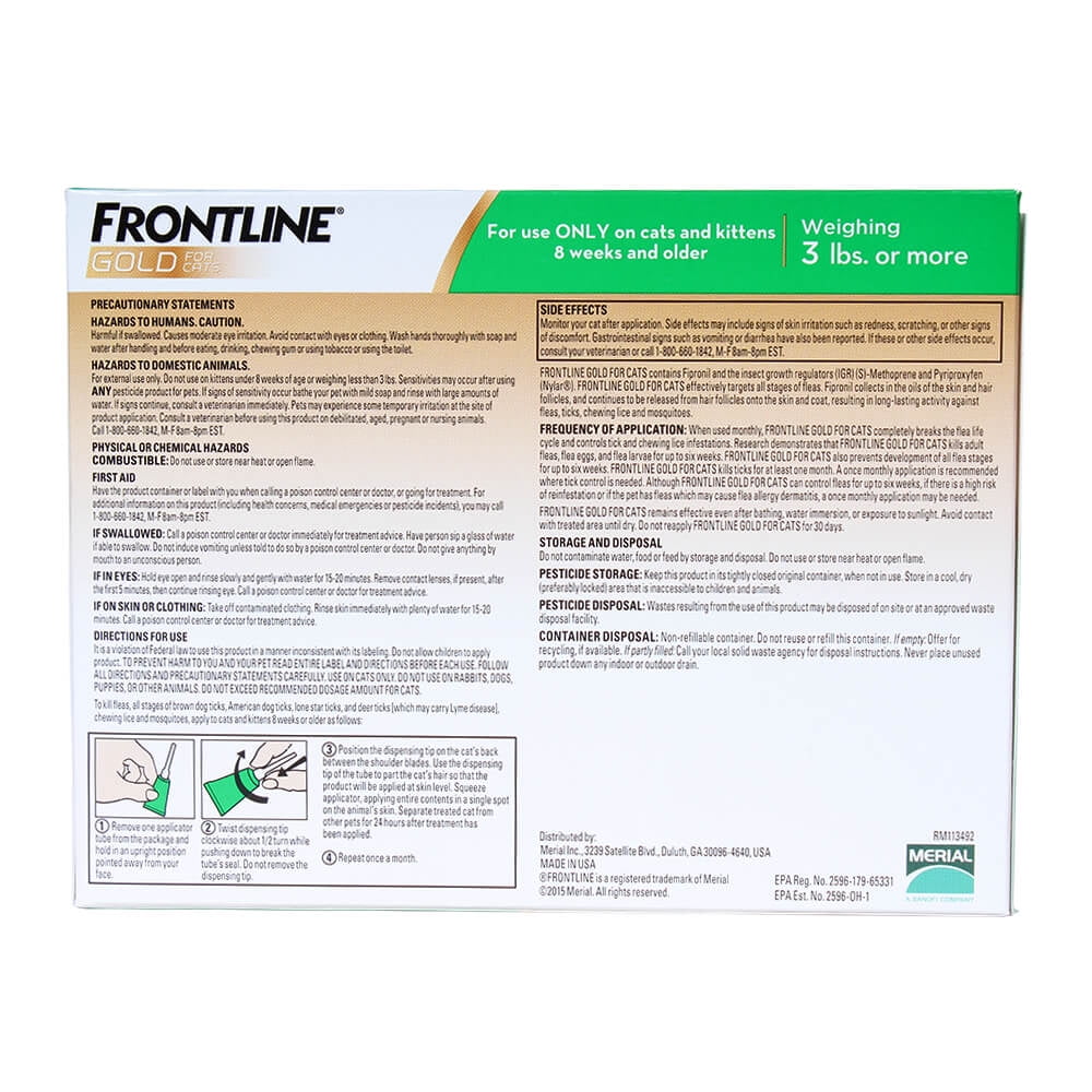 Walmart frontline clearance gold