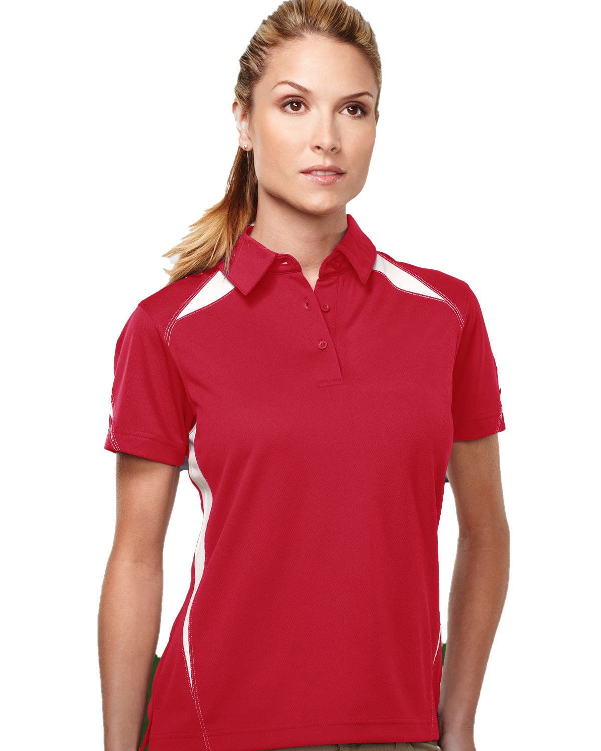 Contrast Panels Polo Shirt 