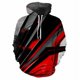 thumbnail image 3 of Sudadera con capucha con estampado 3D de rayas y empalme para hombre, sudadera con patrón de bloques de color, sudadera de manga larga para ocio callejero, sudadera holgada, 3 of 5
