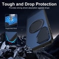 thumbnail image 6 of Dteck Case for Samsung Galaxy S26,Shockproof TPU+PC Case with Camera Lens Protection Compatible with Mag Safe Ring Stand Cover for Samsung Galaxy S26,Black, 6 of 7