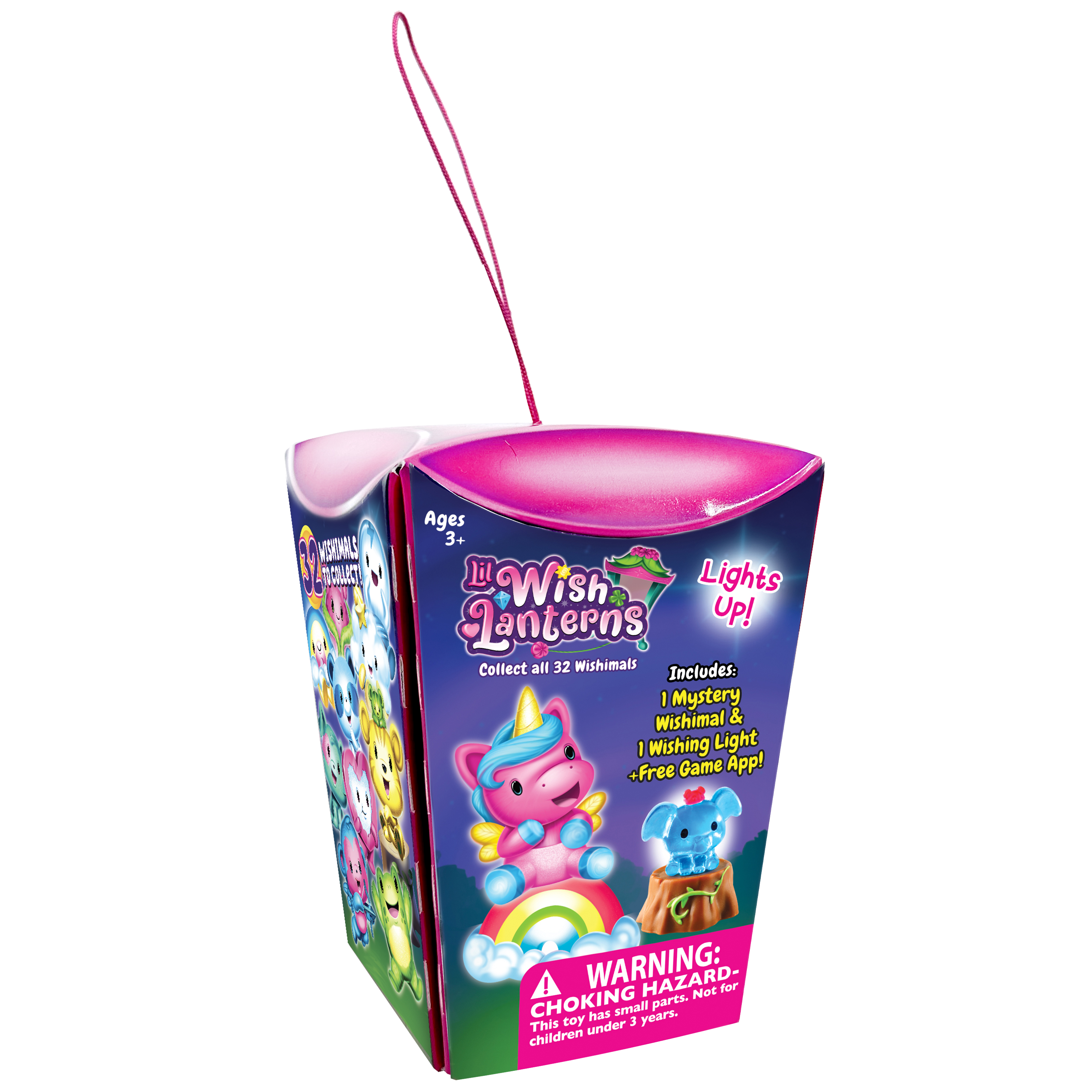 Lil Wish Lantern Wishing Light Pack, Wishimal Figures, Child Novelty Toy, Product Width 2.75 inch