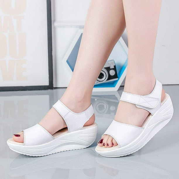 Sandalias de mujer, zapatillas de estilo romano de verano, zapatos