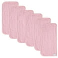 thumbnail image 2 of 6PCS Baby Burp Cloths, Baby Burp Cloths Set, 100% Cotton Extra Soft Absorbent Baby Burp Rags 6 Layers Machine Washable for Baby Spit-Up, Drool, and Messes for Boys and Girls(Pink), 2 of 8