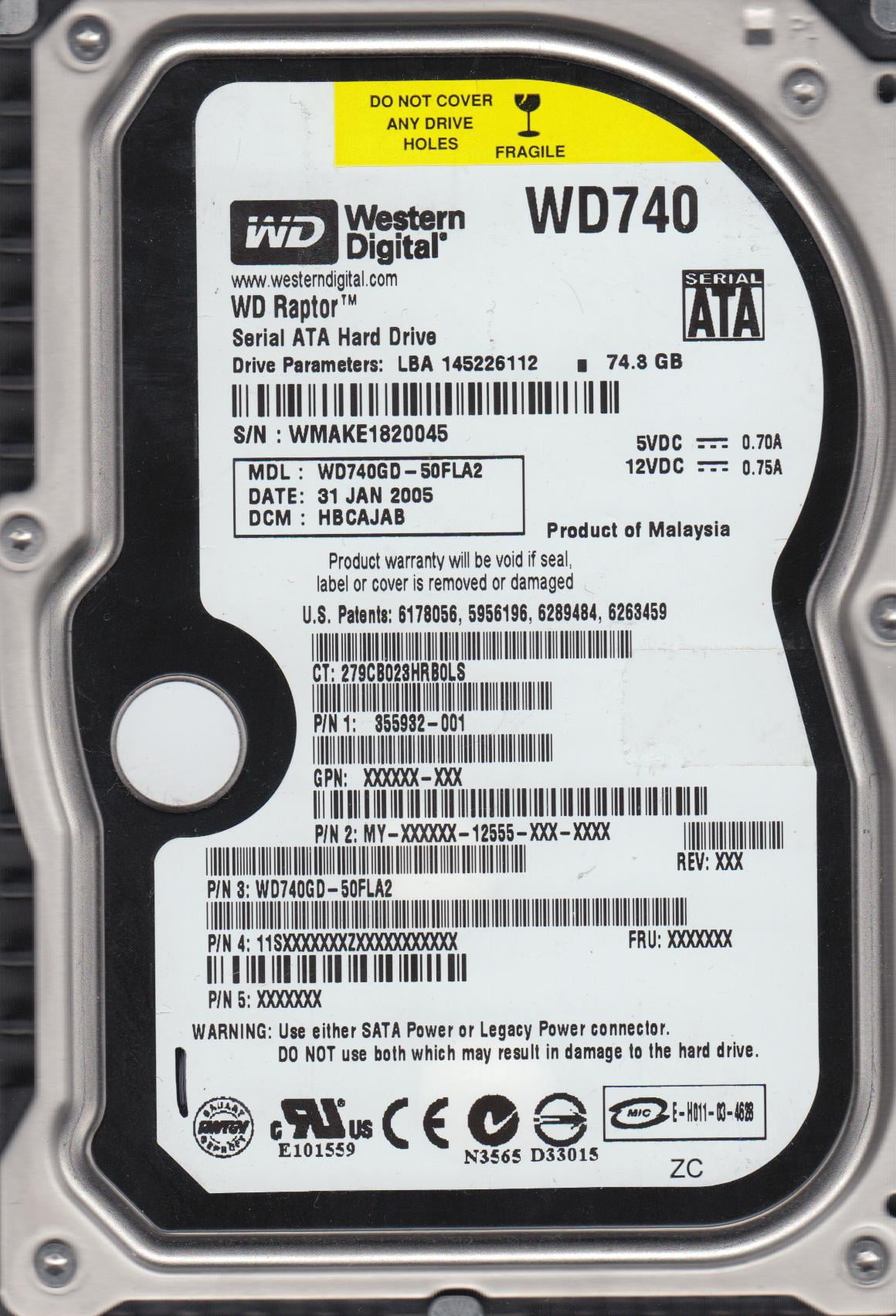 WD Blue 2TB HDD Internal Computer Storage - 7200 RPM SATA 6Gb/s