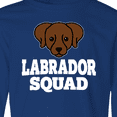 thumbnail image 4 of Inktastic Dog Chocolate Labrador Squad Long Sleeve Youth T-Shirt, 4 of 5