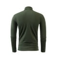 thumbnail image 4 of asjyhkr Mens Undershirts Crew Neck Long Sleeve Tights Lightweight Gym Running Workout Sweatshirts, 4 of 4