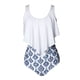 thumbnail image 3 of Tankini con volantes, tankini de cintura alta para mujer, conjunto de parte inferior de bikini, trajes de baño para mujer, rendimiento inigualable, 3 of 6