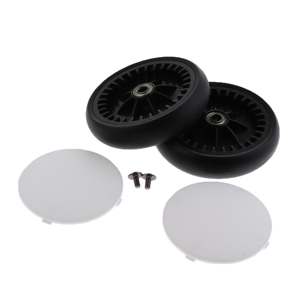LeeQinersw Pushchair / Stroller Foam Wheels Replacement Set Stroller Front/ Rear