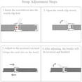 thumbnail image 3 of Correas de repuesto compatibles con Xiaomi Band 7, correas de metal, correas de acero inoxidable impermeables, fáciles de instalar con herramientas., 3 of 7
