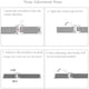 thumbnail image 3 of Pulseras de repuesto compatibles con Xiaomi Band 7 correas de Metal correas de acero inoxidable impermeables fáciles de instalar con herramientas, 3 of 5