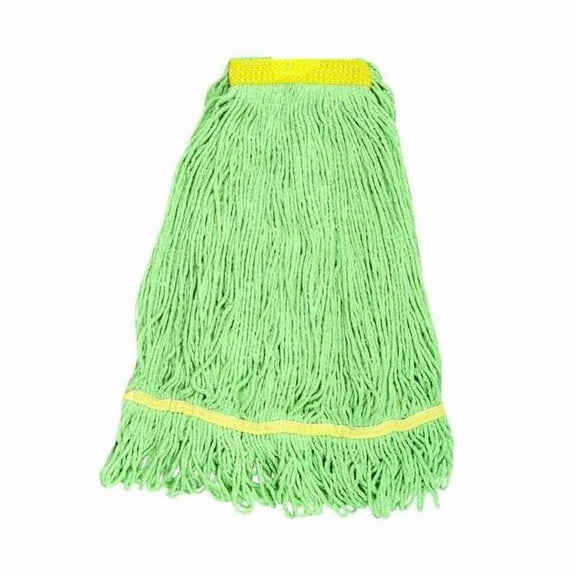 Tough Guy Wet Mop,Green,PET 1NNW9