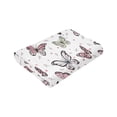 thumbnail image 6 of Wijzvio Butterfly Throw Blanket Soft Fuzzy Fleece Blanket For Couch Bed Living Room Decoration 60"X50", 6 of 9