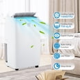 thumbnail image 4 of Portable Air Conditioner 14000 BTU, AC Unit for Rooms Up to 750 Sq.ft., 3-in-1 with Dehumidifier, Fan Speeds, Sleep Mode, Remote, 24H Timer, Window Kit, 4 of 8