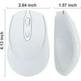 thumbnail image 5 of Bluetooth Mouse,Rechargeable Wireless Mouse for Laptop/iPad/MacBook Pro/Air, Silent Mouse Portable Slim for Surface Pro/PC/Lenovo/Samsung Tablet, 5 of 7