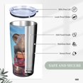 thumbnail image 6 of Kll Elephant Sits On A Stack Of Luggages Ocean Stainless Stainless Steel Vacuum Insulated Coffee Cup 20 Oz Lids And Straws,1 Metal Straws,1 Cleaning Brush, 6 of 9