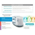 Holmes Cool Mist Humidifier with Filter Monitor for Medium Rooms, White