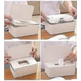 thumbnail image 4 of Wipe Dispenser Holder, Baby Wipes Case, Baby Wipe Holder Keeps Diaper Wipes Fresh, Easy Open Close Wipe Container, 4 of 5