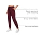 thumbnail image 4 of Pantalones Jogger CRZ YOGA 28" Stretch con Bolsillos Rojo Merlot Talle L, 4 of 5