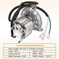 thumbnail image 3 of 3-21-08639 Combustion Blower Motor Replacement for Harman P68, P43, P61, P61A, Accentra 52i, Advance, P38 Pellet Stoves, With 3-20-502221 Double Paddle Fan Blade, 3 of 8