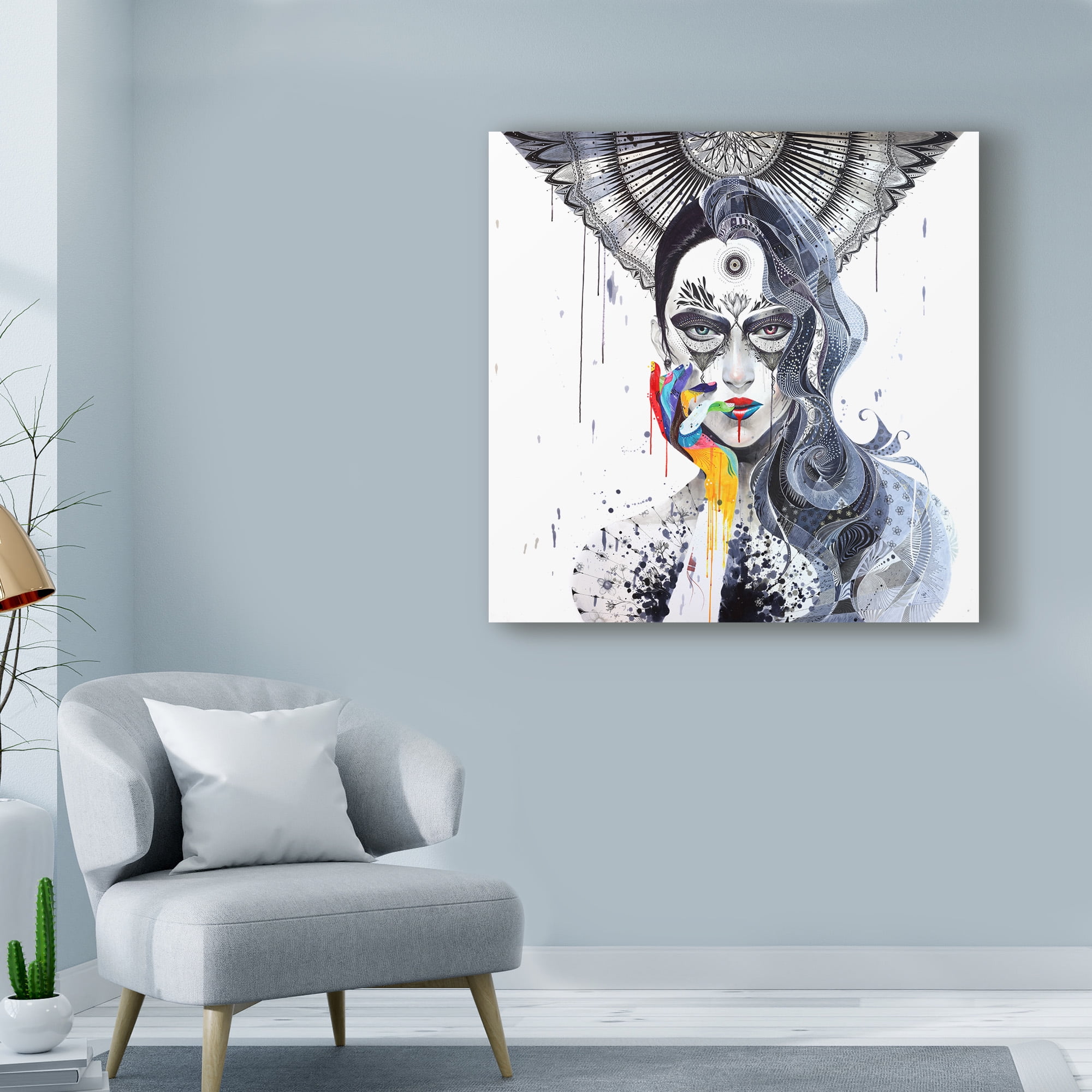 Trademark Fine Art 'Janus' Canvas Art by Minjae