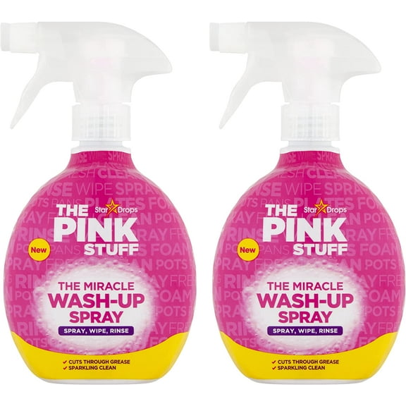 - The Pink Stuff - The Miracle Wash Up Spray Bundle (2 Wash Up Sprays)