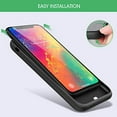 thumbnail image 3 of VOO Polycarbonate 4 LED lights Cell Phone Case for iPhone 11, Black, 3 of 3