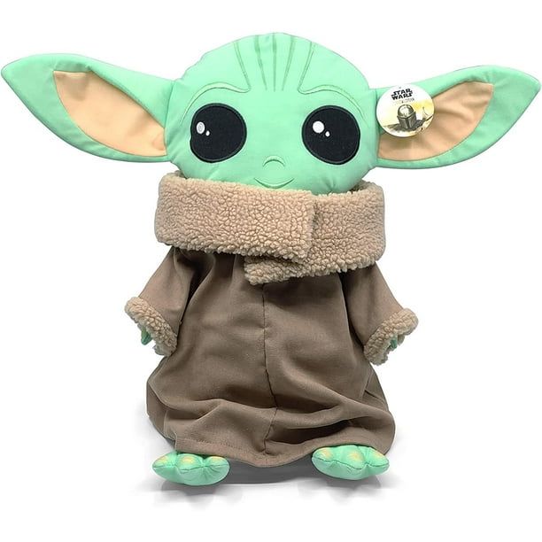 Star Wars The Mandalorian Stylized The Child Plush Stuffed Pillow Buddy Featuring Baby Yoda Super Soft 16 Inch Walmart Com Walmart Com