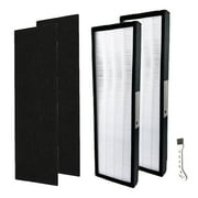 Maximalpower FLT4825 Hepa Filter B Replacement for Germ Guardian AC4825 Air Purifier, Model AC4825 AC4300 AC4800 4900 (2 Pack and Brush)