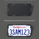thumbnail image 3 of Marcos para matrícula, paquete de 2 cubiertas para matrícula de coche, soporte universal para matrícula de TPU negro para coche americano. Accesorios para automóvil antioxidantes, antisonajeros y resistentes a la intemperie con orificios de drenaje oso de fresa Electrónica, 3 of 4