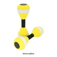 thumbnail image 4 of Yuarrent Objetivos de Fitness de 2 piezas con mancuernas acuáticas, mancuerna flotante de espuma de agua EVA segura y eficaz Deportes acuáticos Amarillo limón+2uds, 4 of 6