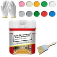 thumbnail image 1 of SNNROO Waterproof Epoxy Floor Paint  Golden Silk Water-Based Epoxy Floor Paint  Quick-Dry Anti-Slip Water-Based Floor Paint  Anti-Slip Concrete Floor Paint for Interior & Exterior, 1 of 10