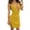 Yellow, variant on Womens Elegant Solid Sleeveless Dress For Evening Events A Line Party Dress For Formal Occasions Piece LBD Style Fitting Prom Dresses, Size S