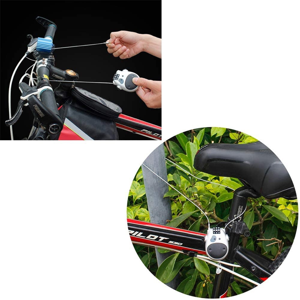 Cable Lock Bike Locks With Combinations Helmet Lock Luggage Lock Special Need Lock Stroller Lock Combo Mini Lock Or With Retractable Steel Walmart